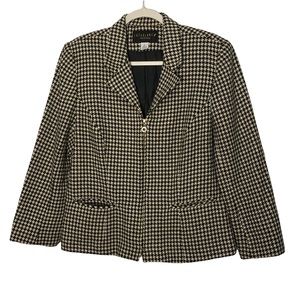 Casablanca | Women’s Petite Hound-tooth Blazer